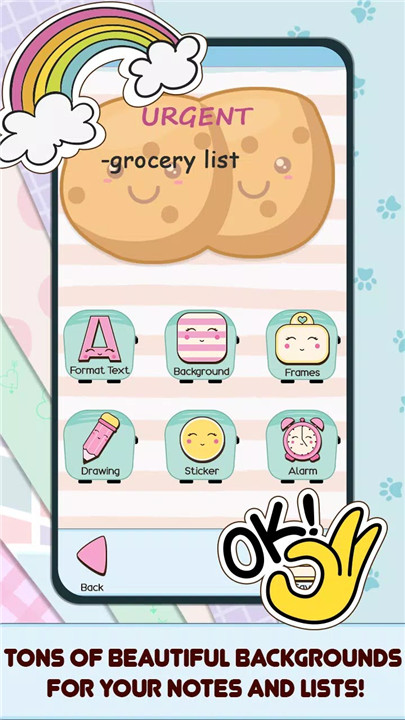 Cute Sticky Notes Widget screenshot