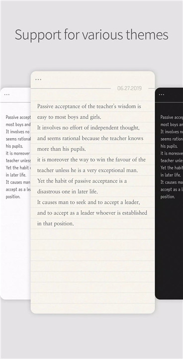 DAILY NOTE screenshot