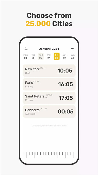 World Clock Widget - Time Zone screenshot