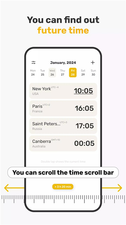 World Clock Widget - Time Zone screenshot