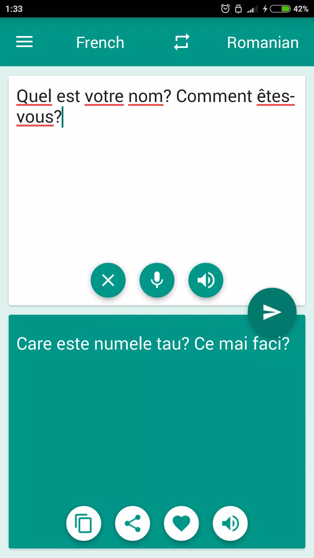 French-Romanian Translator screenshot