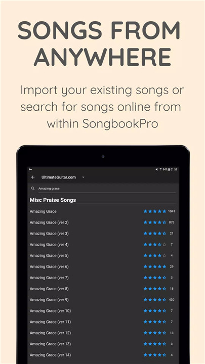 SongbookPro screenshot