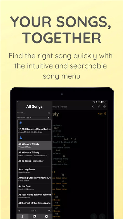 SongbookPro screenshot