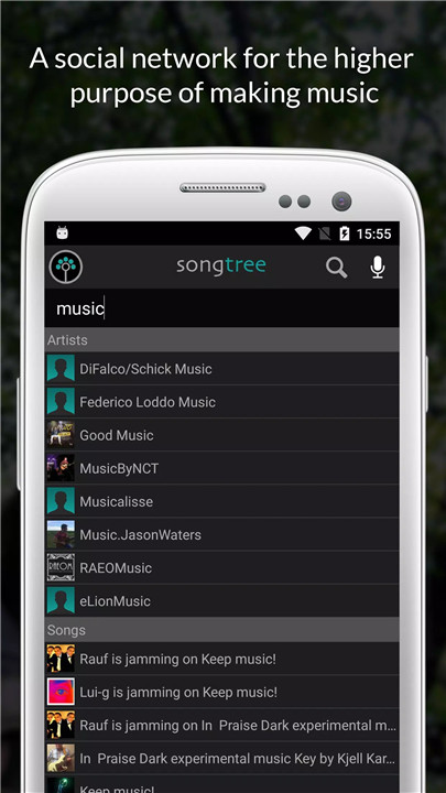 Songtree screenshot