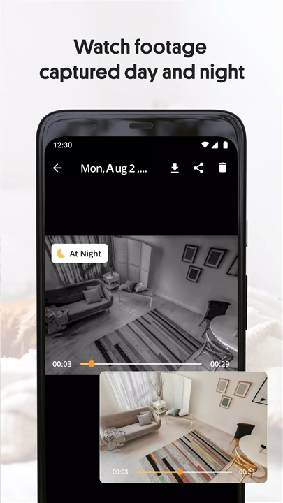 AlfredCamera Home Security app screenshot