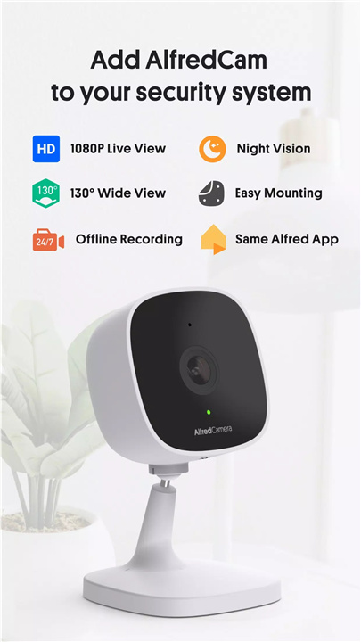 AlfredCamera Home Security app screenshot