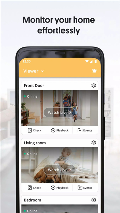 AlfredCamera Home Security app screenshot