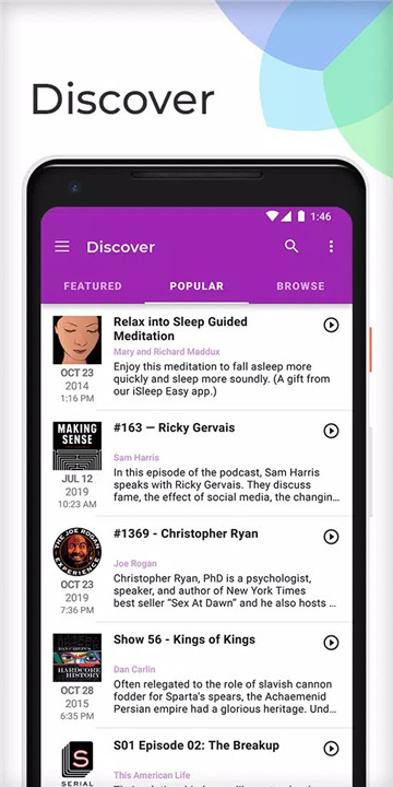 Podcast Guru - Podcast App screenshot