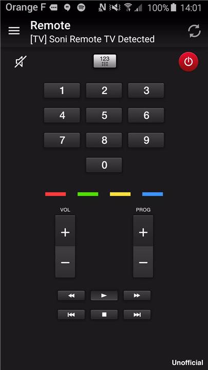 Remote for Philips TV screenshot