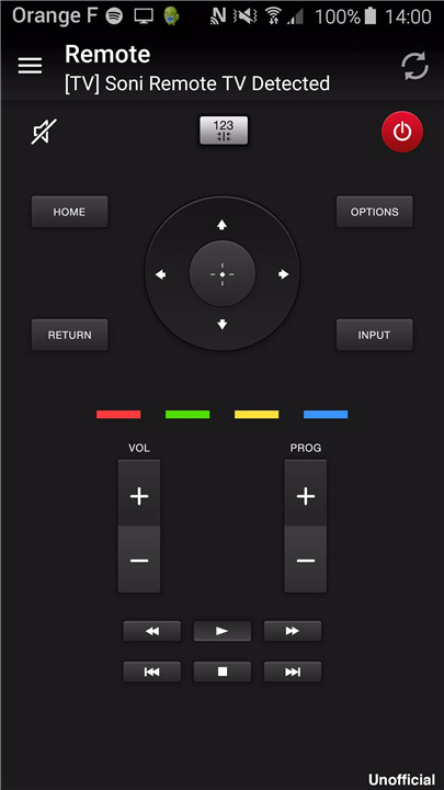 Remote for Philips TV screenshot