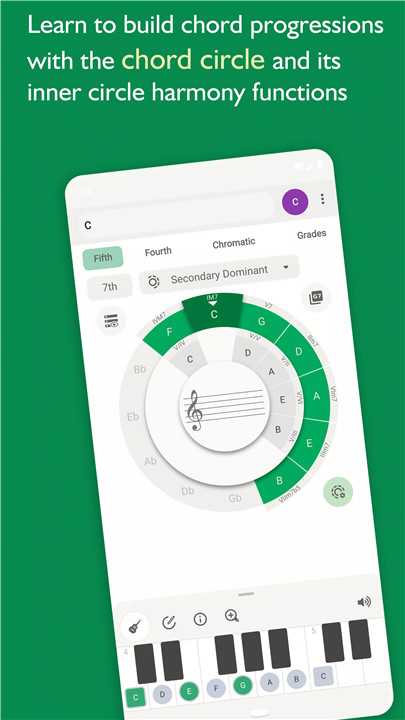 Scale, Chord Progressions screenshot