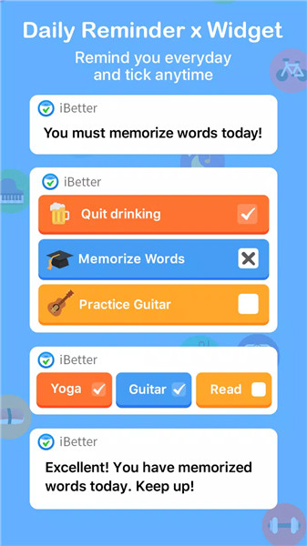 iBetter · Habit Tracker screenshot
