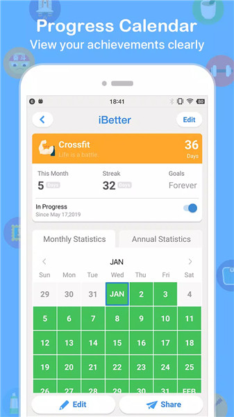 iBetter · Habit Tracker screenshot