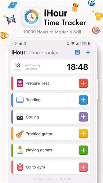 iHour - Habit & Skill Tracker screenshot