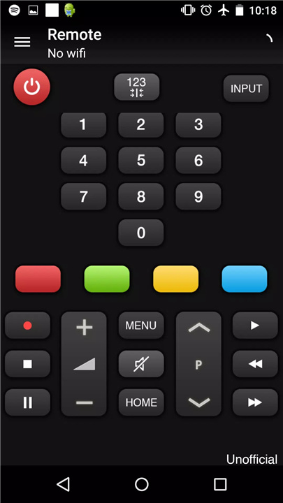 Remote for Panasonic TV screenshot