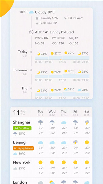 MyWeather - Forecast & Widgets screenshot