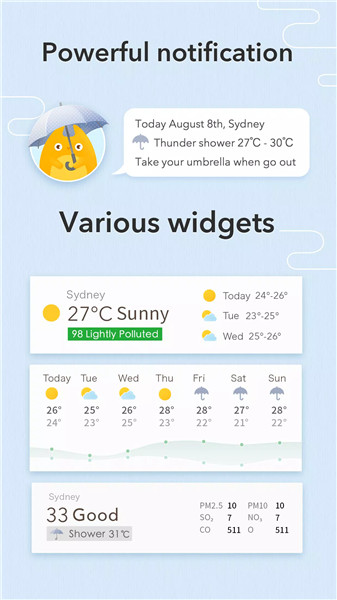 MyWeather - Forecast & Widgets screenshot