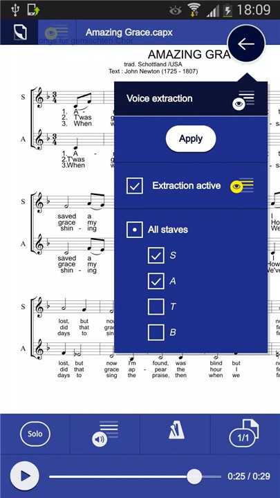 capella score reader screenshot