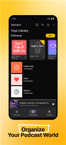 Spreaker Podcasts screenshot