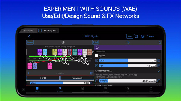 Wotja: Live Generative Music screenshot