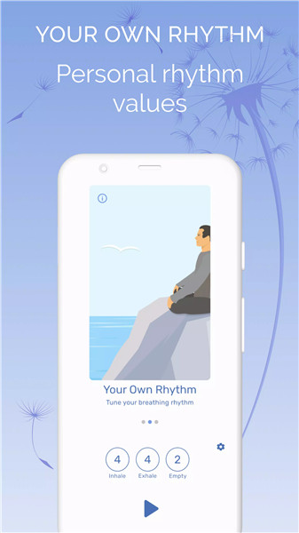 Rhythmic Breathing. Meditation screenshot