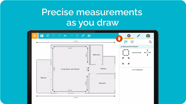 RoomSketcher for Tablets screenshot