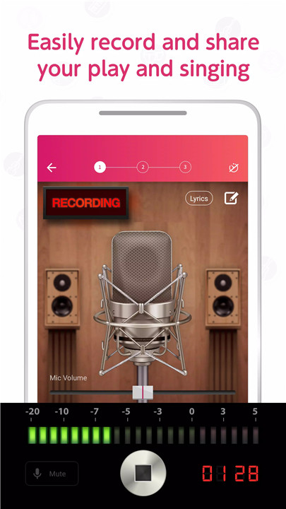 Record your music, sing - nana screenshot