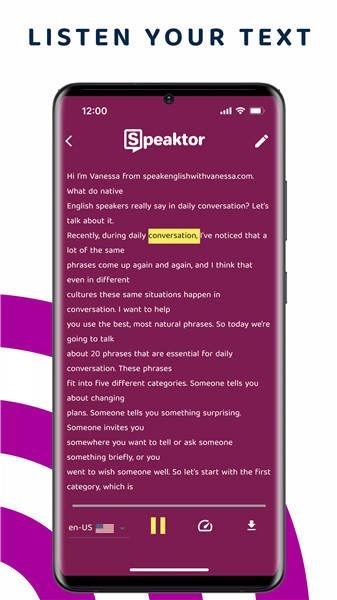 Text Reader - Text to Speech screenshot