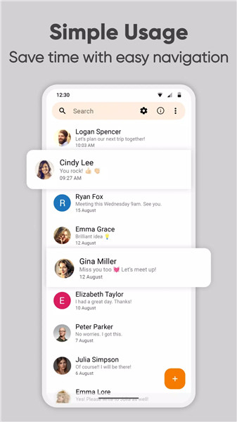 Simple SMS Messenger screenshot