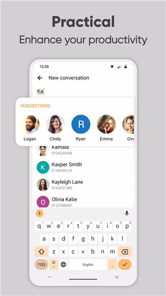 Simple SMS Messenger screenshot