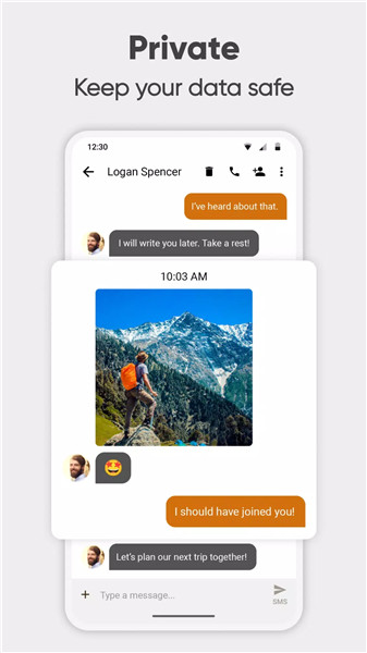 Simple SMS Messenger screenshot