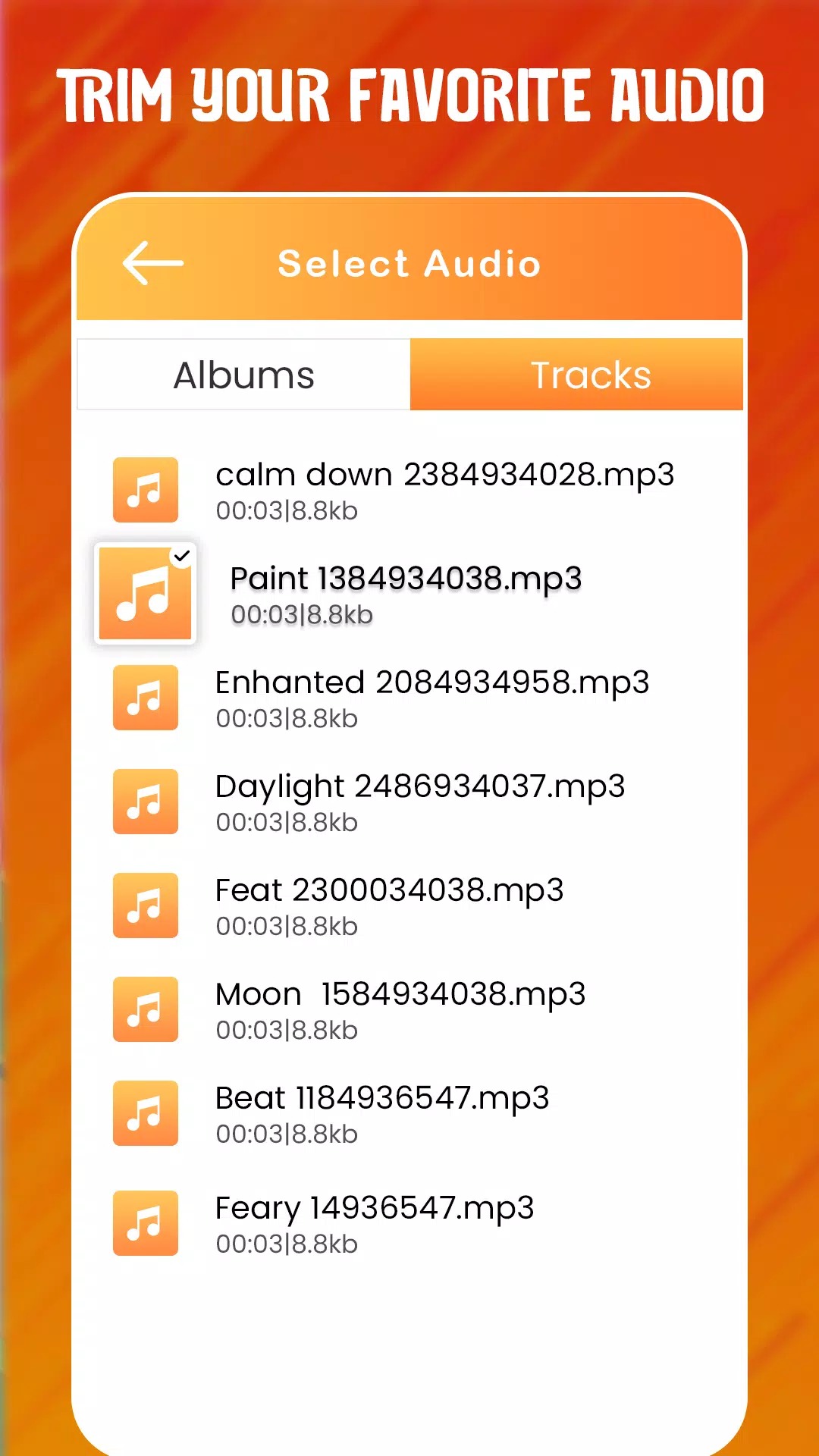 Audio Trimmer screenshot