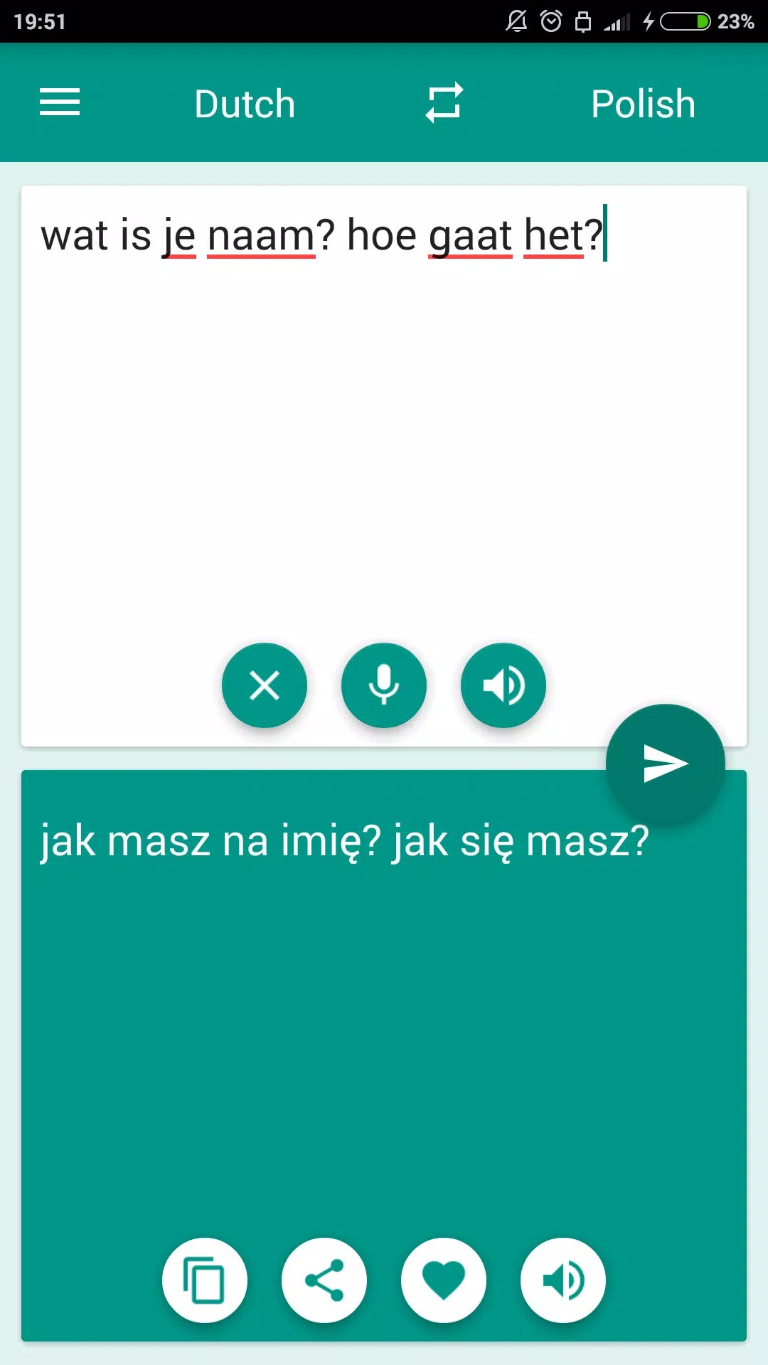 Dutch-Polish Translator screenshot