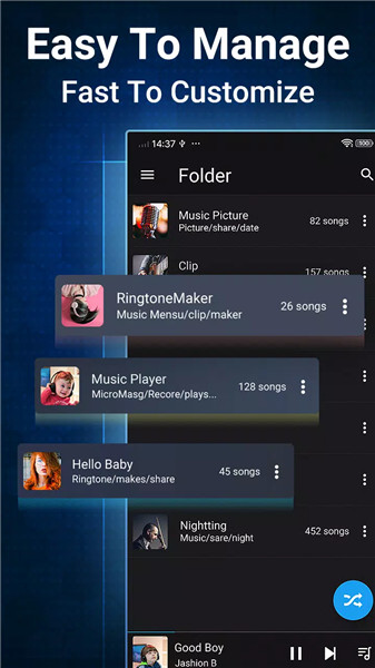 Music Player With Equalizer screenshot