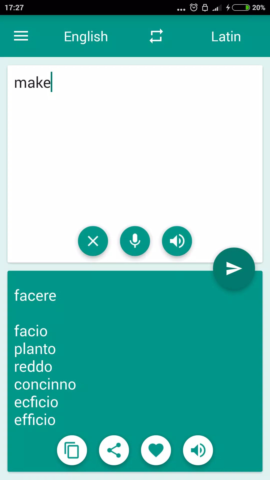 Latin-English Translator screenshot