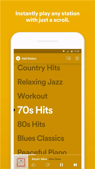 Spotify Stations screenshot