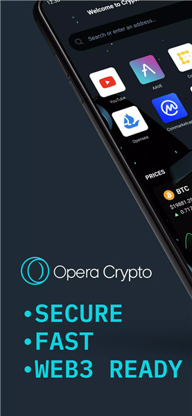 Opera Crypto Browser screenshot