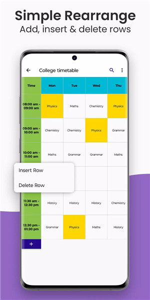 Timetable & Schedule Maker screenshot