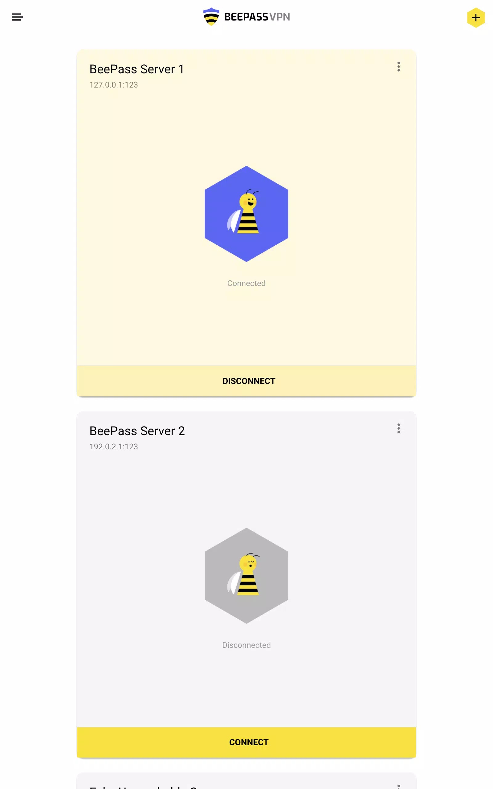 BeePass VPN screenshot
