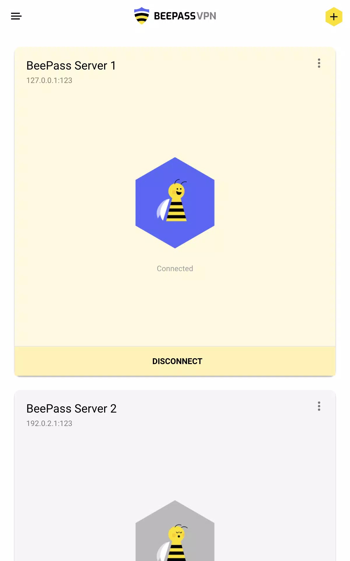 BeePass VPN screenshot