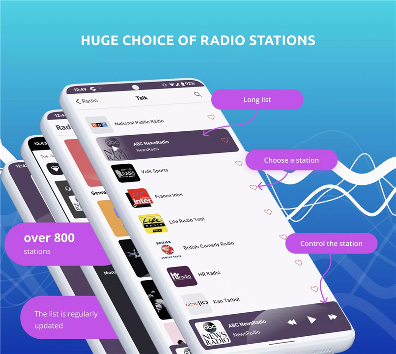 Radio online. FM, music, news screenshot