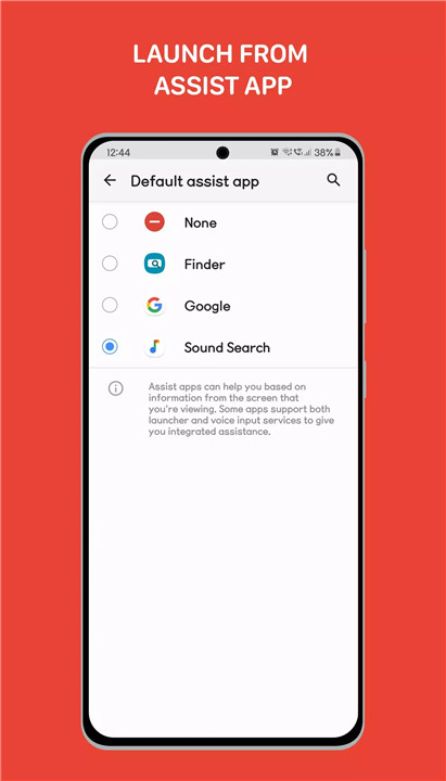 Shortcut for Google Sound Sear screenshot