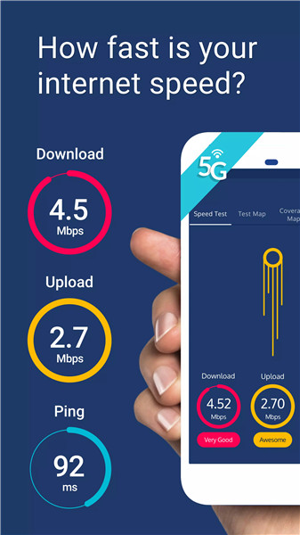 Meteor Speed Test 4G, 5G, WiFi screenshot