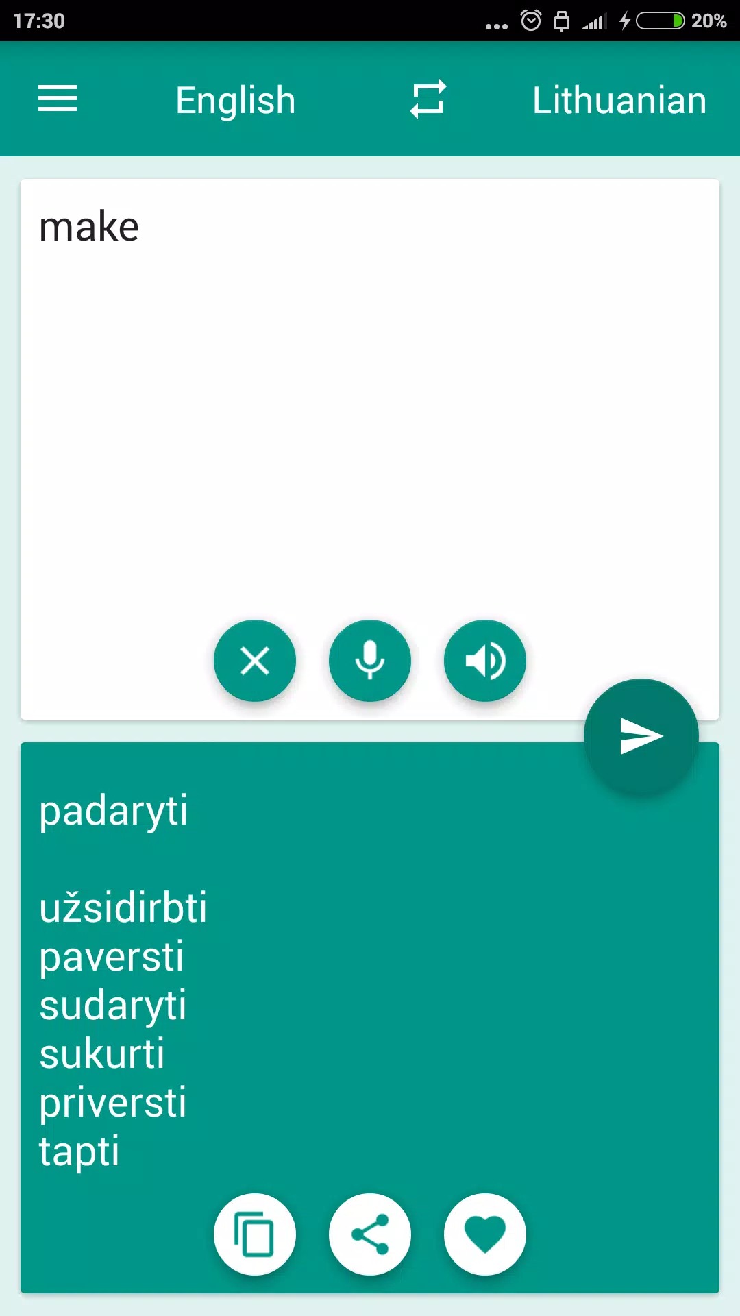 Lithuanian-English Translator screenshot