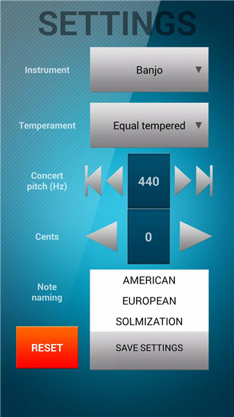 Perfect Guitar Tuner screenshot