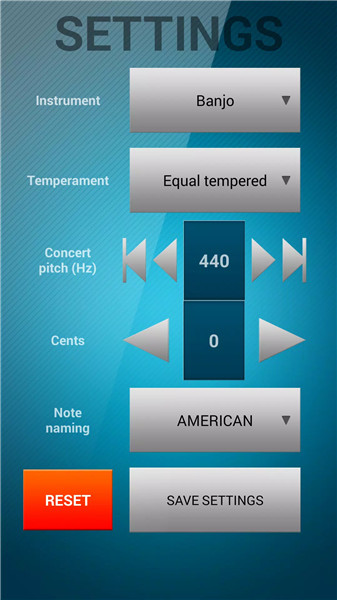 Perfect Guitar Tuner screenshot