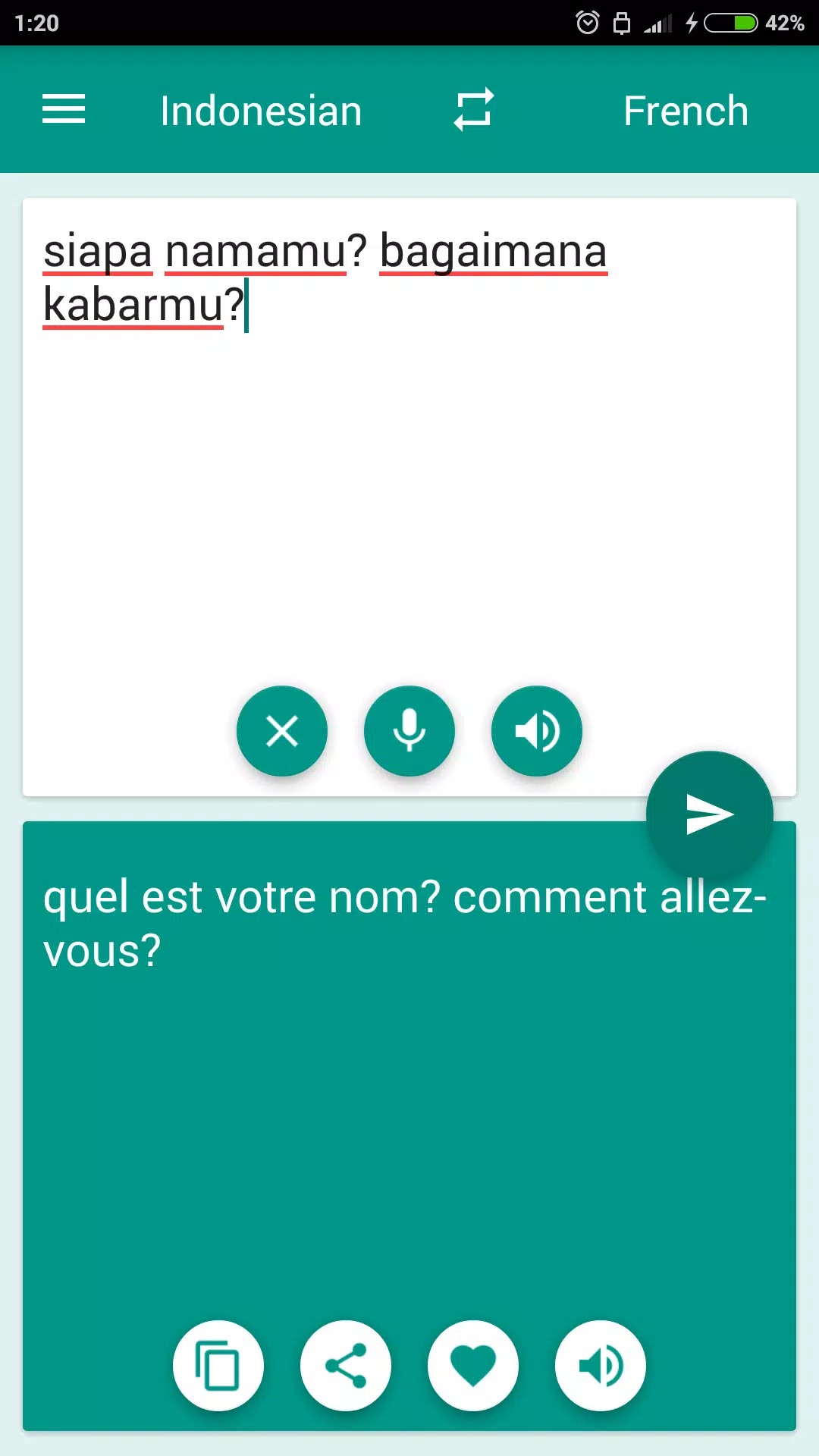 French-Indonesian Translator screenshot