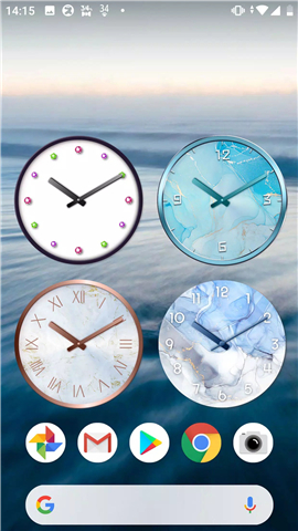 Analog clocks widget – simple screenshot