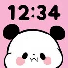 Digital Clock Mochimochi Panda