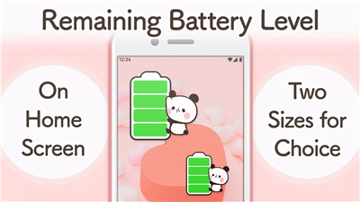 Battery widget Cute Characters screenshot